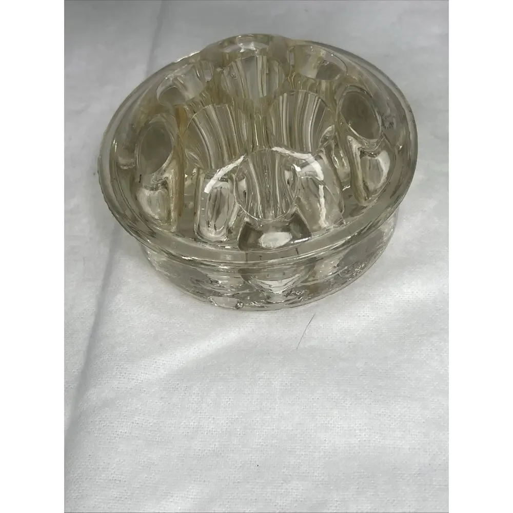 Flower Frog Glass 11 Hole Floral Stem Holder